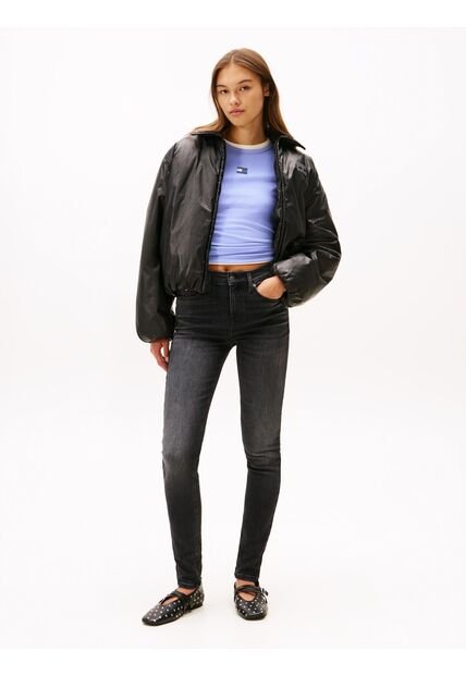 Jeans Gris Nora De Corte Skinny Y Talle Medio Tommy Jeans