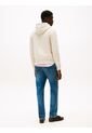 Buzo Beige De Felpa Con Capota Y Logo Bordado Tommy Hilfiger de Tommy Hilfiger