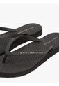 Sandalias Negro Con Logo Texturizado Tommy Hilfiger de Tommy Hilfiger