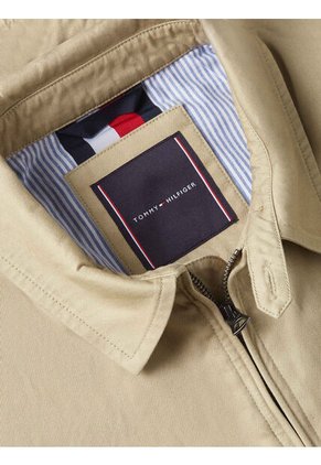 Rompe Marrón Viento Clasica Ivy Con Logo Tommy Hilfiger