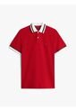 Polo Rojo De Corte Regular Con Logo Tommy Hilfiger de Tommy Hilfiger