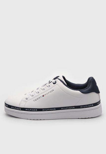 Tenis Lifestyle Blanco-Azul Navy Tommy Hilfiger