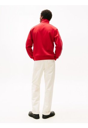 Chaqueta Roja Moderna Con Logo Tommy Hilfiger