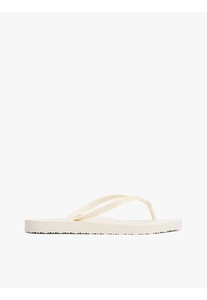 Sandalias Blanco Con Logo Texturizado Tommy Hilfiger