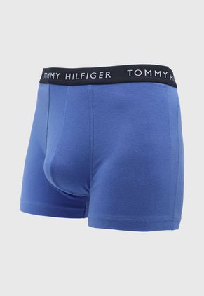 Bóxer x3 Azul Navy-Rosa Fandango-Azul Tommy Hilfiger