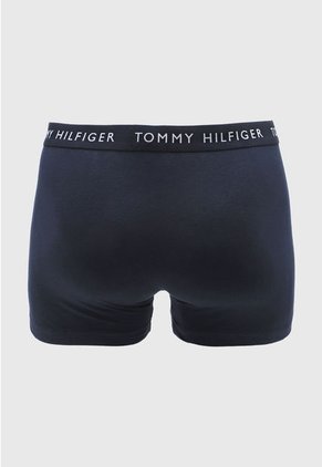 Bóxer x3 Azul Navy-Rosa Fandango-Azul Tommy Hilfiger