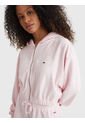 Hoodie Con Hoodie Y Logo Mujer Rosa Tommy Jeans de Tommy Hilfiger