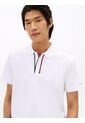 Polo Blanco De Corte Regular Con Tapeta Distintiva Tommy Hilfiger de Tommy Hilfiger