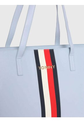 Bolso Tote Con Detalles Distintivos Azul Tommy Hilfiger