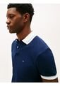 Polo Azul De Corte Regular Con Logo Tommy Hilfiger de Tommy Hilfiger