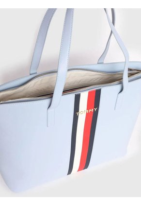 Bolso Tote Con Detalles Distintivos Azul Tommy Hilfiger