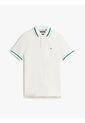 Polo Blanco De Corte Regular Con Logo Tommy Hilfiger de Tommy Hilfiger