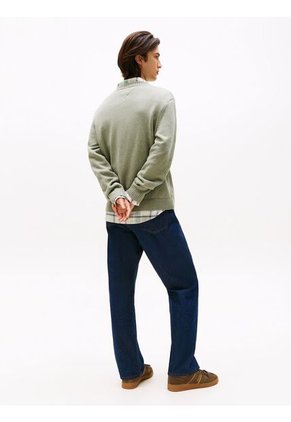 Saco Verde En Intarsia Con Parche Del Logo Tommy Jeans