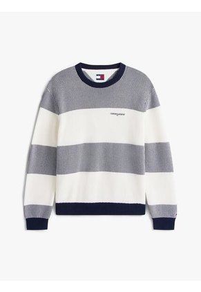 Saco Gris De Corte Regular Con Diseño De Rayas Texturizadas Tommy Jeans