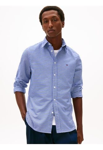 Camisa Azul Heritage Oxford De Cuadros Gingham Tommy Hilfiger Tommy Hilfiger