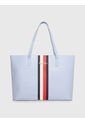 Bolso Tote Con Detalles Distintivos Azul Tommy Hilfiger de Tommy Hilfiger