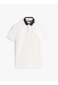Polo Blanco De Corte Regular Con Logo Gráfico Tommy Hilfiger de Tommy Hilfiger