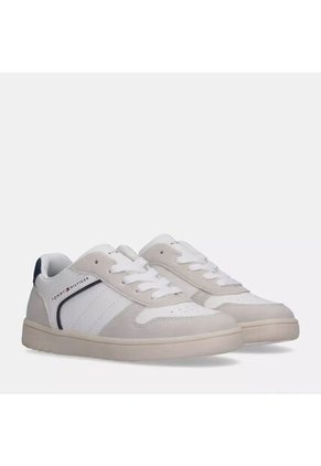 Tenis Multicolor De Corte Bajo Con Logo Tommy Hilfiger