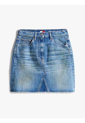Falda Azul Mom Con 5 Bolsillos Tommy Jeans