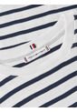 Camiseta Multicolor Manga Corta Con Diseño De Rayas Tommy Hilfiger de Tommy Hilfiger