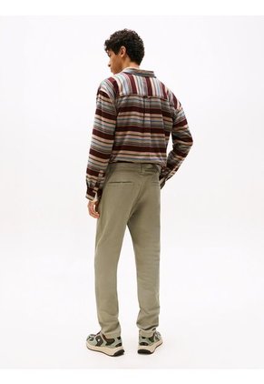 Pantalón Verde Chino Austin De Corte Slim Tommy Jeans