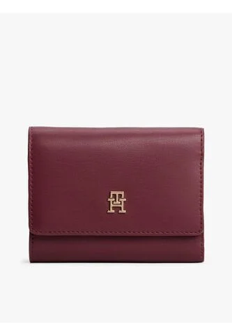Billetera Roja Trifold Con Monograma TH Tommy Hilfiger Tommy Hilfiger