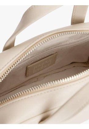 Bolso Beige Cruzado Con Logo Tommy Hilfiger