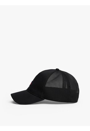 Gorra Negra Heritage Trucker Con Logo Tommy Hilfiger
