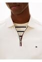 Polo Blanco De Corte Regular De Cierre De Cremallera De 1/4 Tommy Hilfiger de Tommy Hilfiger