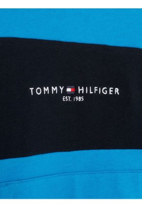 Saco Essential Color Block Con Logo Niño Azul Tommy Hilfiger