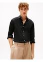 Camisa Negra Flex Solid Tommy Hilfiger de Tommy Hilfiger