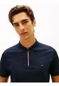 Polo Azul Marino De Corte Regular De Cierre De Cremallera De 1/4 Tommy Hilfiger de Tommy Hilfiger