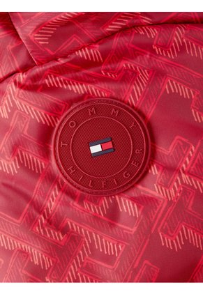 Chaqueta Acolchada Con Gorro New York Th Warm Mujer Rojo Tommy Hilfiger