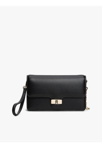 Bolso Negro De Mano Heritage Con Monograma TH Tommy Hilfiger Tommy Hilfiger