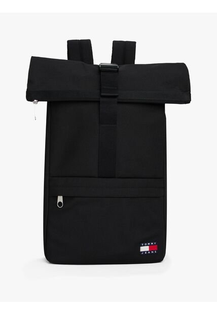 Morral Negro Enrollable Essential Con Logo Tommy Hilfiger