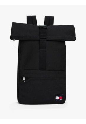 Morral Negro Enrollable Essential Con Logo Tommy Hilfiger