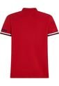 Polo De Corte Slim Con Monotipo Hilfiger Hombre Rojo Tommy Hilfiger de Tommy Hilfiger