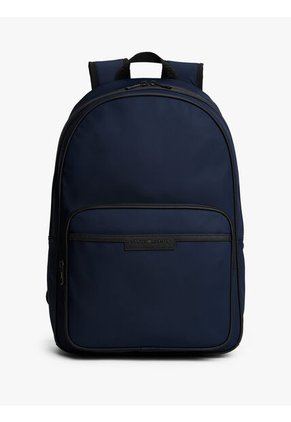 Morral Azul Tonal Con Logo Metálico Tommy Hilfiger