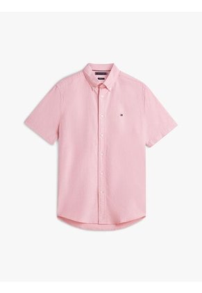 Camisa Roja Heritage De Manga Corta Tommy Hilfiger