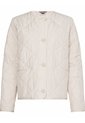 Chaqueta Acolchada Corta Sin Cuello Mujer Blanco Tommy Hilfiger de Tommy Hilfiger