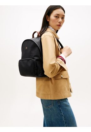 Morral Negro Con Monograma TH Tommy Hilfiger