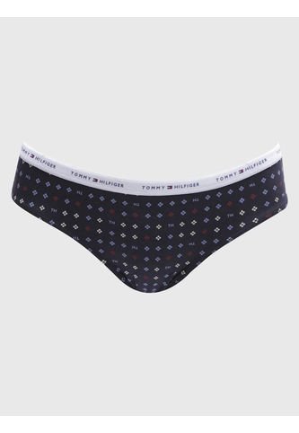 Pantie Tipo Hipster Azul Con Estampado Tommy Hilfiger Tommy Hilfiger