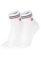 Pack Blanco De Dos Pares De Medias Tobilleros Tommy Hilfiger de Tommy Hilfiger