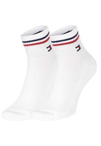 Pack Blanco De Dos Pares De Medias Tobilleros Tommy Hilfiger Tommy Hilfiger