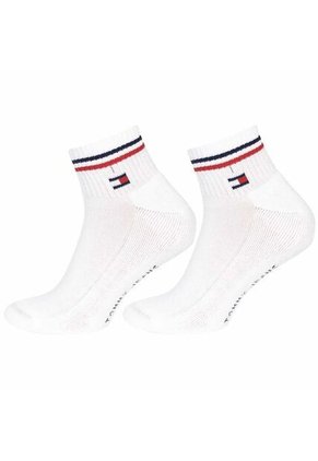 Pack Blanco De Dos Pares De Medias Tobilleros Tommy Hilfiger