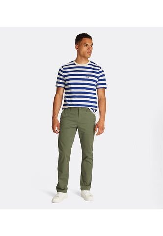 Pantalón Verde Chino Denton Con Pierna Recta Tommy Hilfiger Tommy Hilfiger