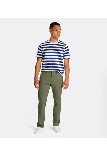 Pantalón Verde Chino Denton Con Pierna Recta Tommy Hilfiger