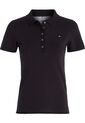 Polo Negro De Corte Slim Con Tejido Pique Tommy Hilfiger de Tommy Hilfiger