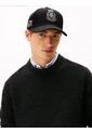 Gorra Negra Con Logo De Escudo De 5 Panales Tommy Hilfiger de Tommy Hilfiger