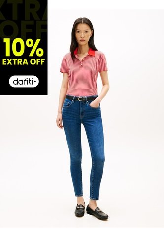 Jeans Azul Denim Azul De Corte Skinny Tommy Hilfiger Tommy Hilfiger